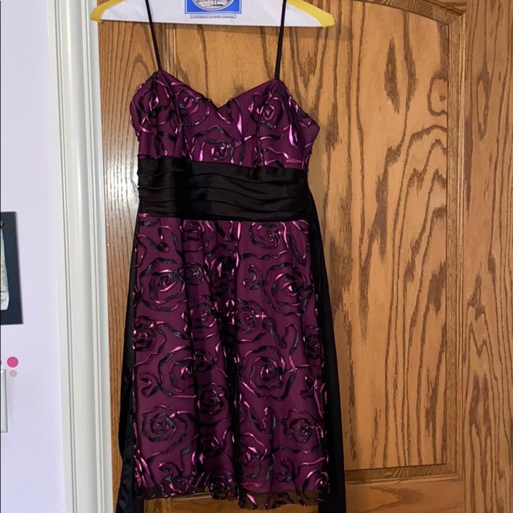 Juniors Rose petal dress